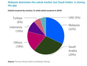 Sukuk issuance by country-total sukuk issuance in 2024